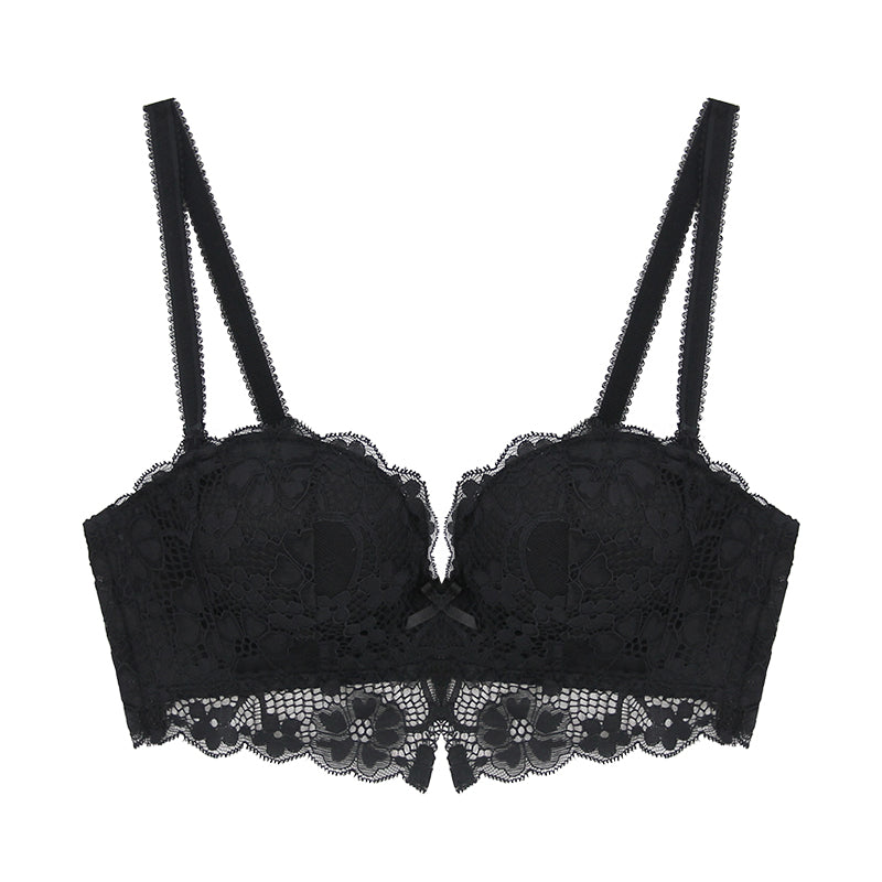 Feel Confident and Beautiful: Black Lace Allure Bra by My Comfort Attire