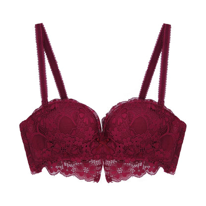 Feel Confident and Beautiful: Black Lace Allure Bra by My Comfort Attire